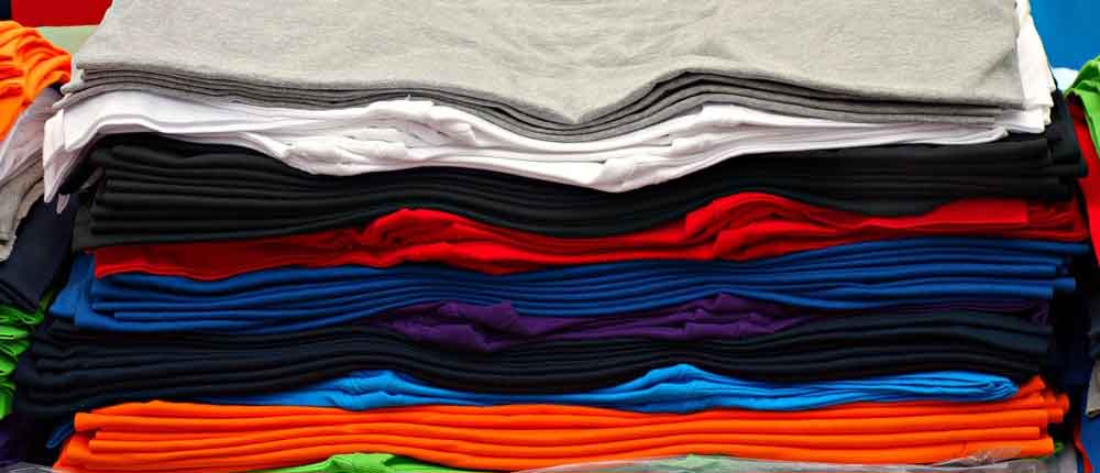 Stack of tshirts